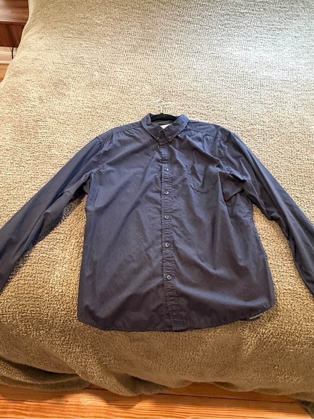 Life After Denim Men's Navy Button-Down Long Sleeve Shirt